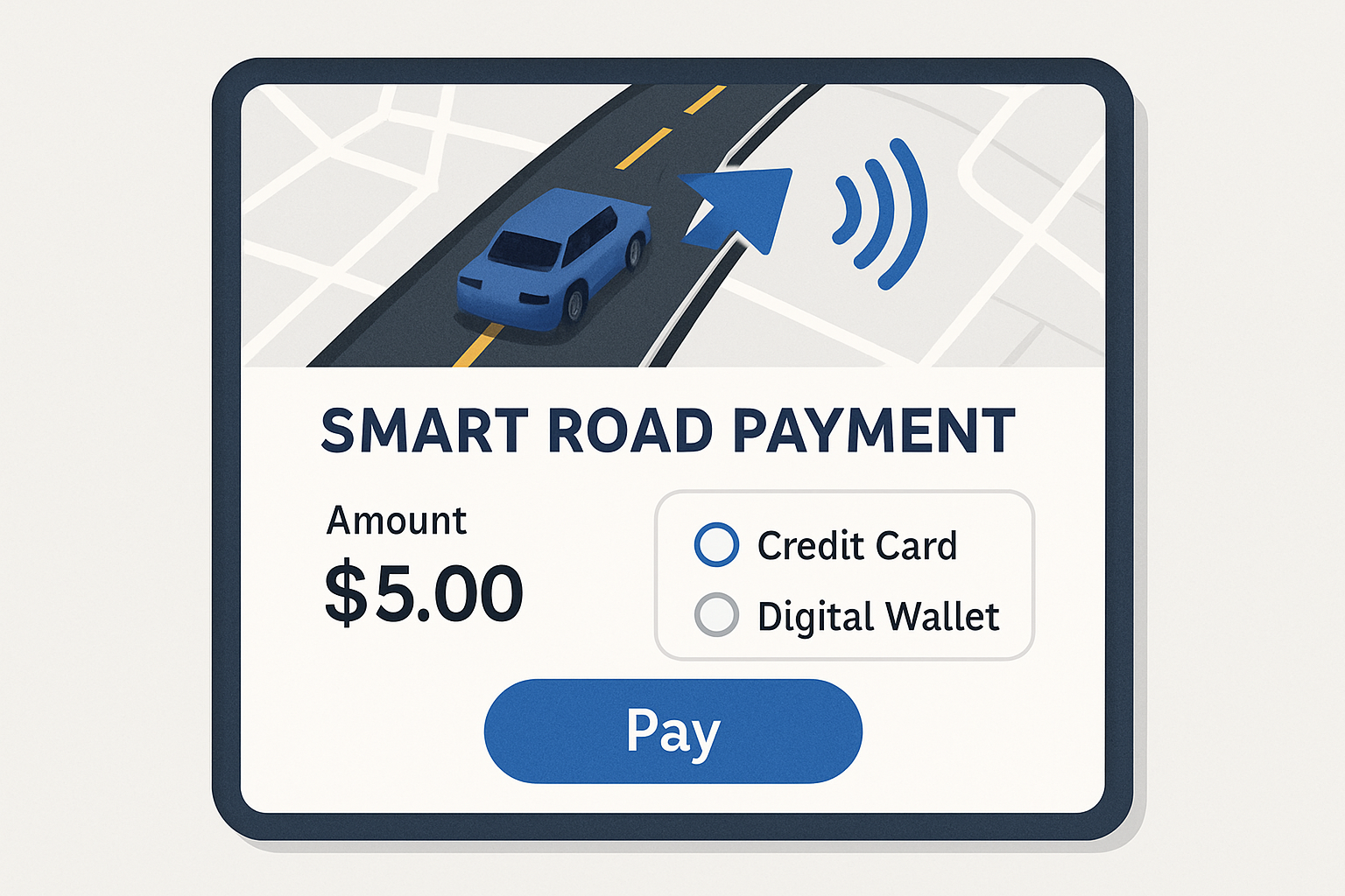Smart road payment system interface